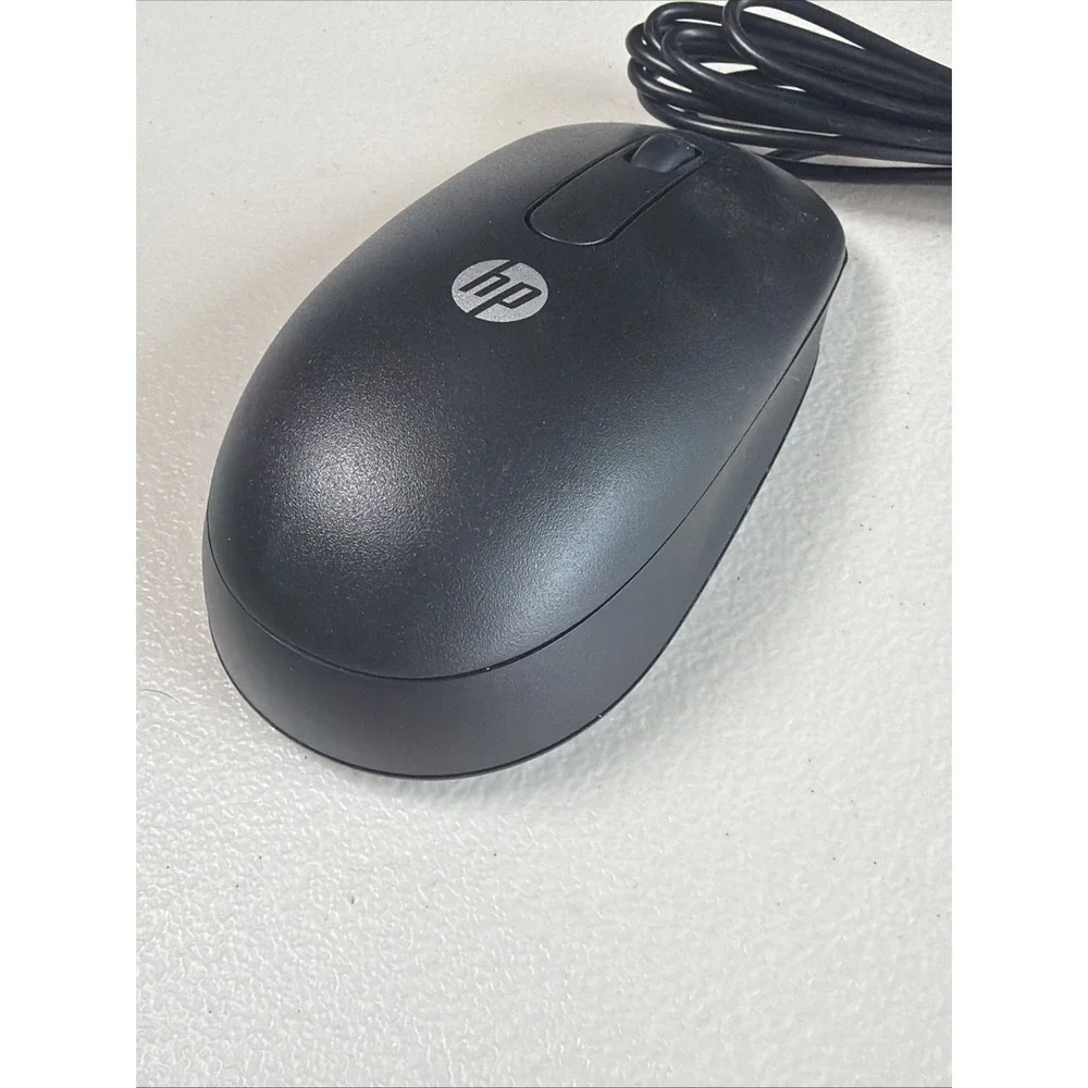 HP Optical Wired Mouse Black ….mint! Works!